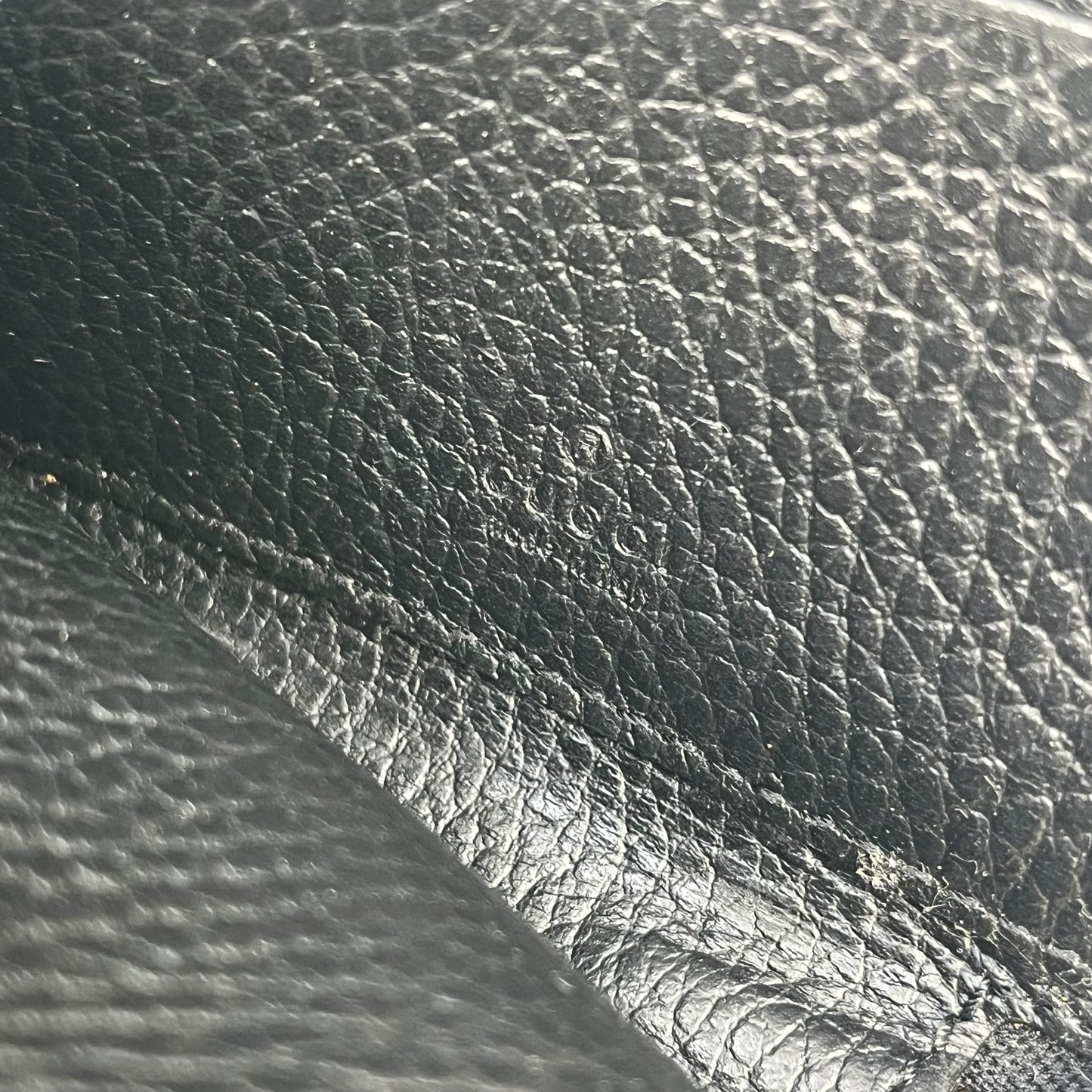 GUCCI GGsupreme×Leather Compact wallet