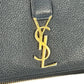 Saint Laurent YSL logo leather Round zip wallet