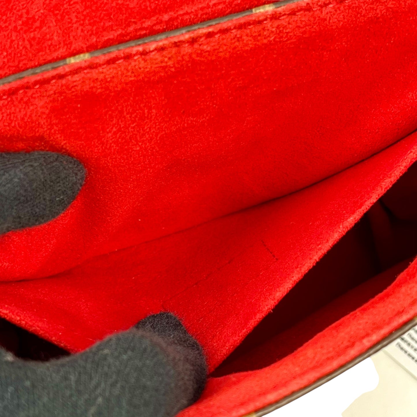 Louis Vuitton Lock BB Hand Bag Shoulder Bag - Red