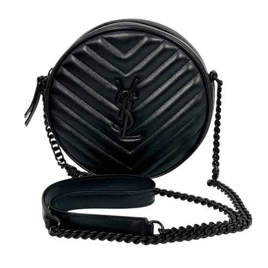 Saint Laurent Vinyle Mini Chain Shoulder Bag