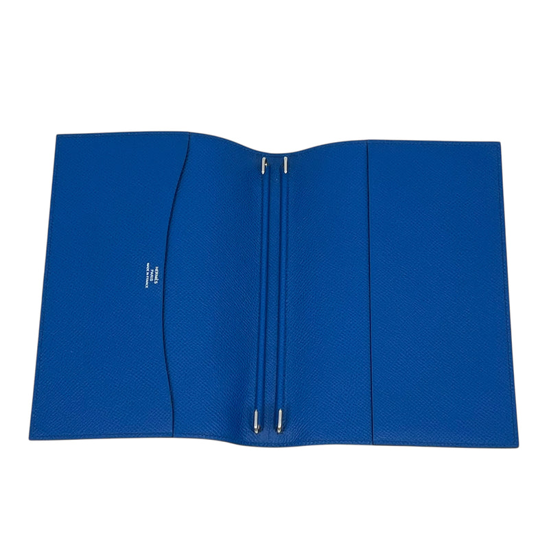 Hermès Globe Trotter Agenda Case Book Case- Blue