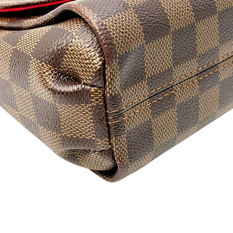 Louis Vuitton Monogram Croisette PM 2way Hand Bag - Brown