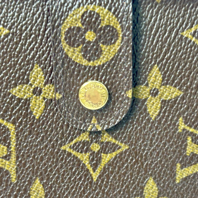 Louis Vuitton Monogram Portefeuille Porte-Papier Zip Compact Wallet - Brown - 32441