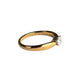 Tiffany Solitaire Diamond Ring 18KYG Pt950 Jewelry