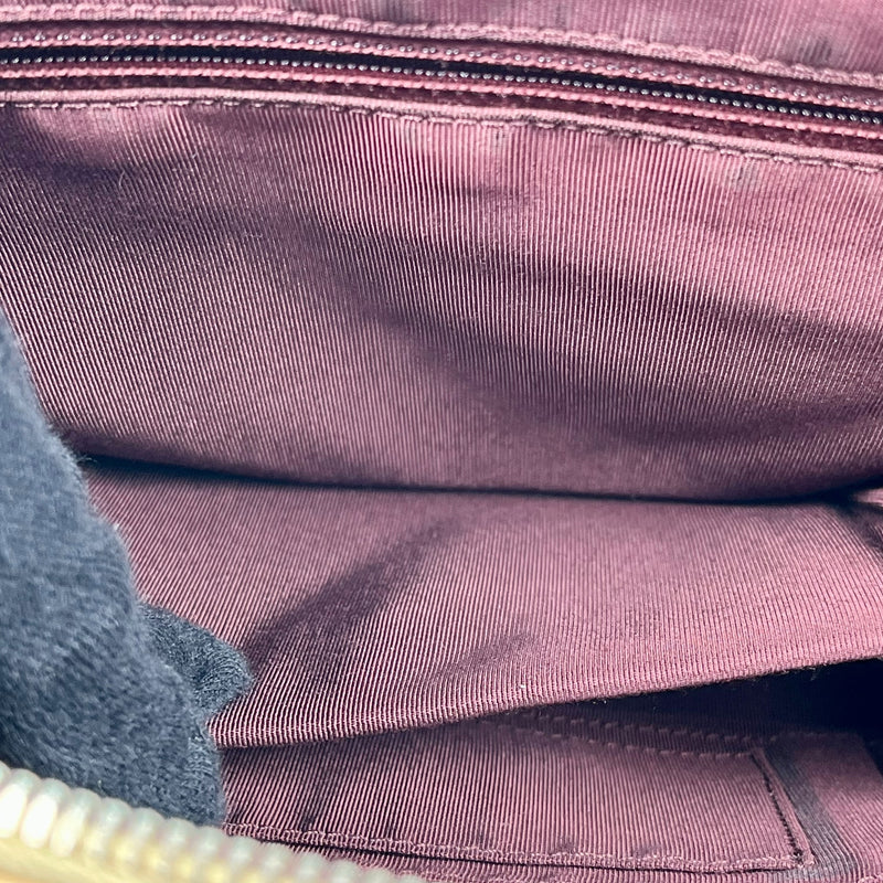 CHANEL Chevron V-Stitch Coco Mark Hand Bag