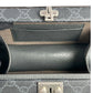 GUCCI GG Supreme Small Faux Leather Cross Body Bag - Gray