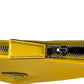 PRADA Triangle Leather Clutch Bag - Yellow