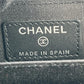 CHANEL CC Logo Caviarskin Zippy Card Case - Black