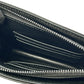 Dior Caro Diamond Calfskin Zipped Pouch With Chain Wallet Shoulder Bag - Black