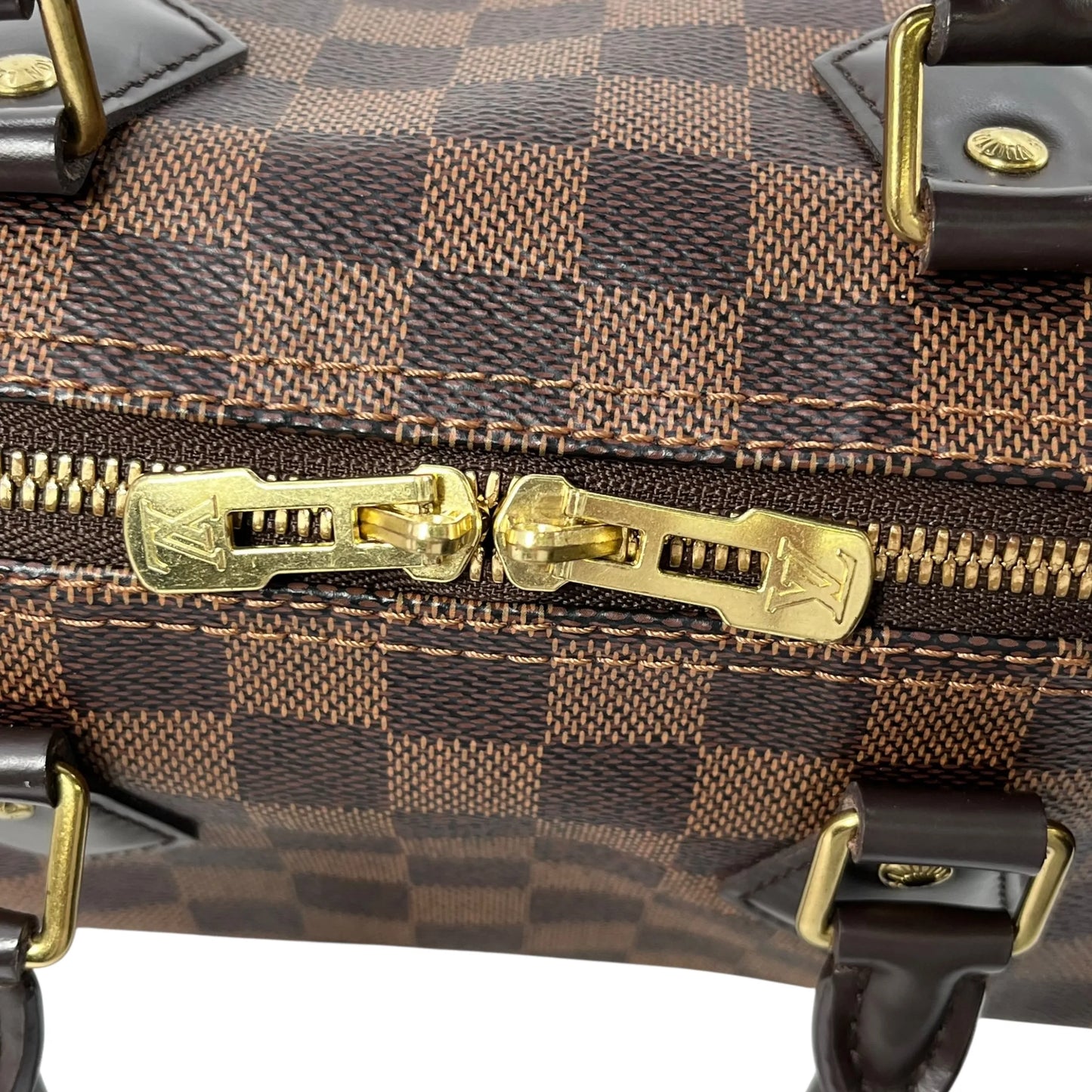 Louis Vuitton Damier Speedy 25 Bandouliere Hand Bag - Brown