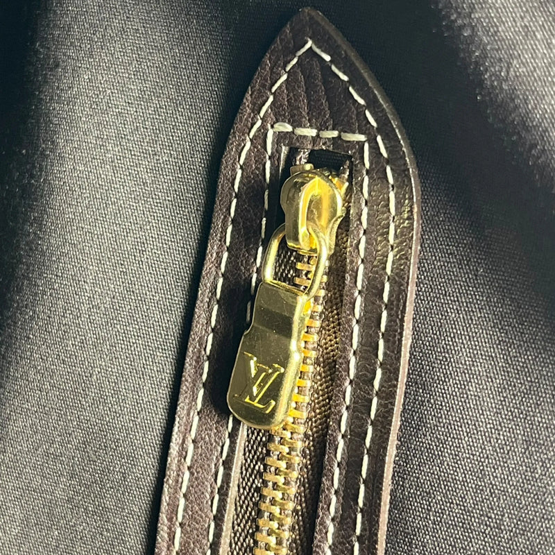 Louis Vuitton Monogram Mini Lin Bucket Bag Hand Bag - Darkbrown