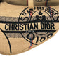 Dior Saddle Jute Canvas Embroidered With Dior Union Motif Hand Bag - Beige