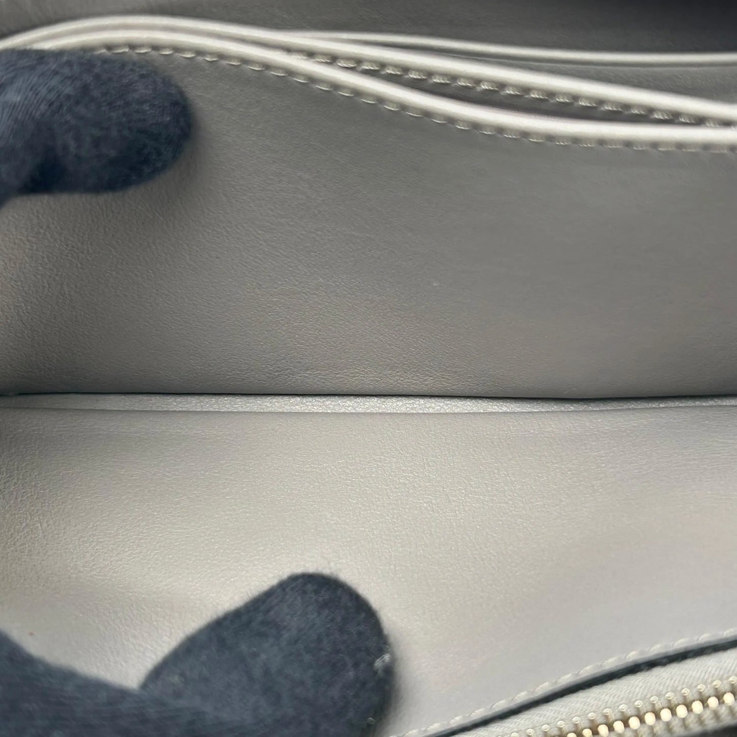 Valentino Rockstud Round Fastener Long Wallet - Gray