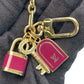 Louis Vuitton Porte Monnaie Coeur Vernis Coin Case - Purple