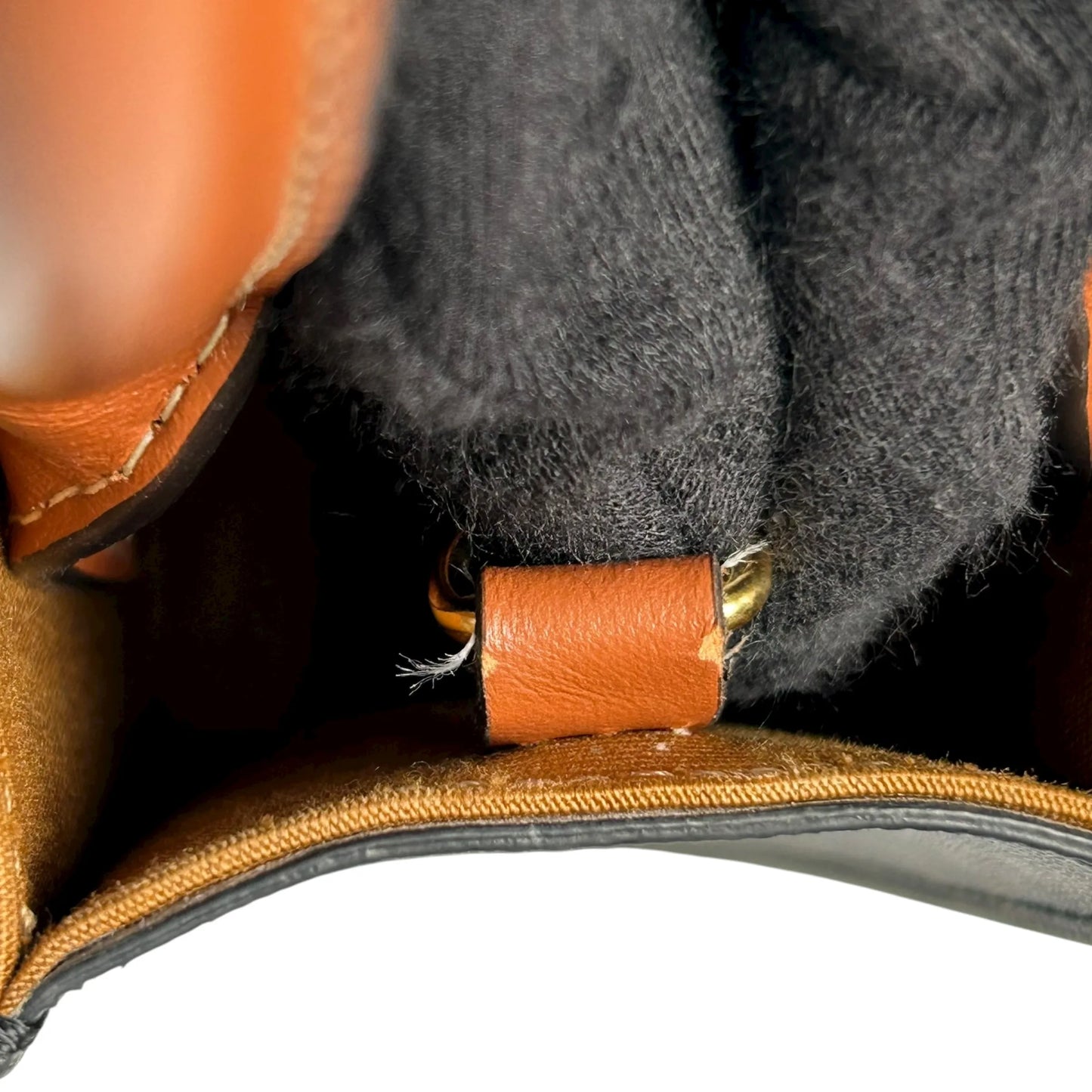 Celine Mini Vertical Cabas Triomphe Canvas Hand Bag - Brown 