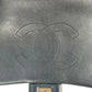 CHANEL Matelasse Top Handle Hand Bag Chain Shoulder Bag - Black