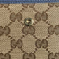 GUCCI GG Canvas Compact Wallet - Brown