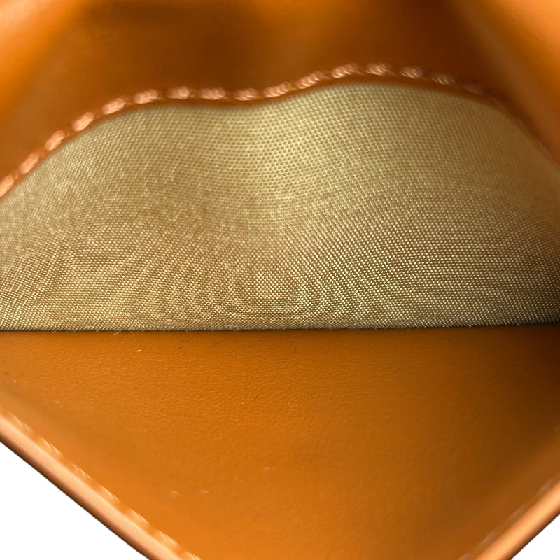 CELINE Triomphe Canvas Small Flap Compact Wallet - Dark Brown 