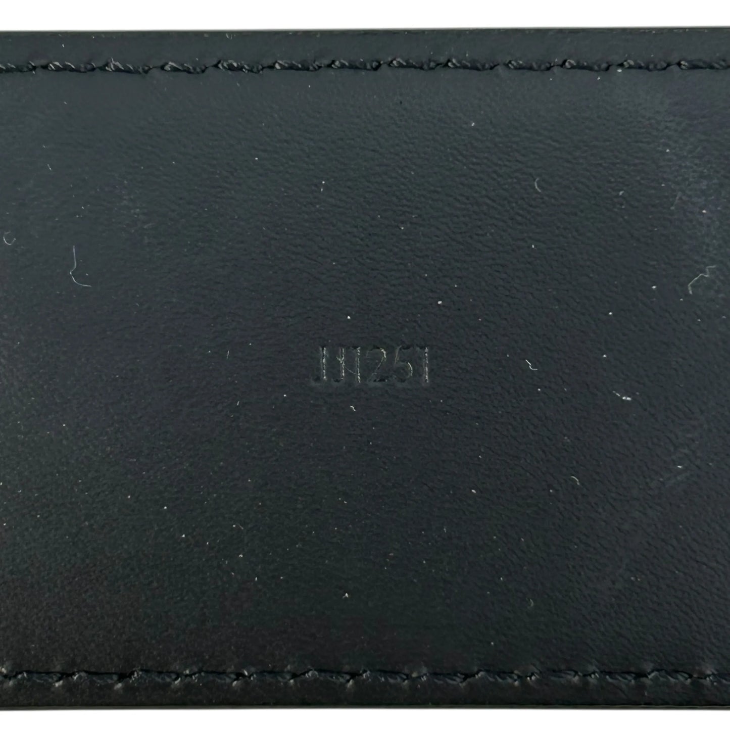 LOUIS VUITTON Damier Graphite Belt - Black