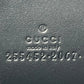 GUCCI GG Leather Round Zip Coin Case - Black 