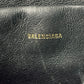 BALENCIAGA Ville Logo Leather Pouch Clutch Bag - Pink