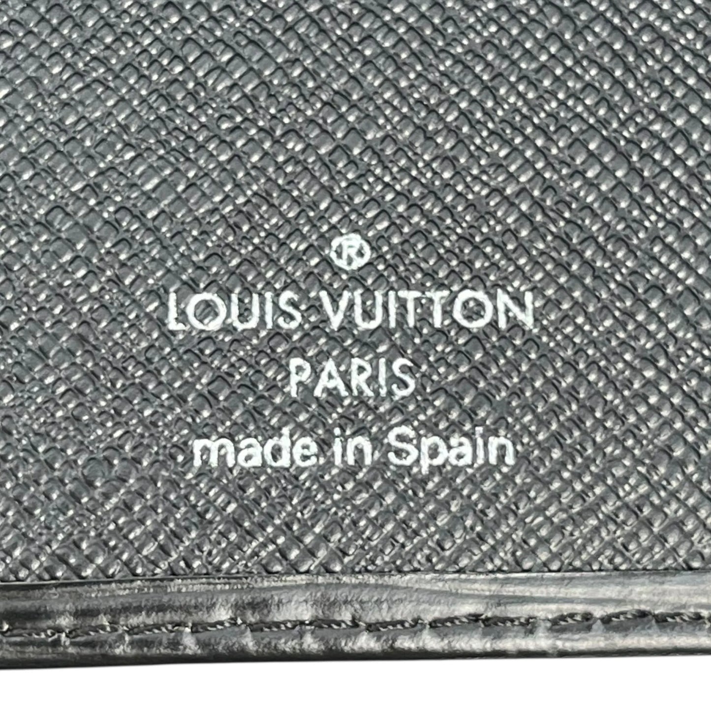 LOUIS VUITTON Epi Leather Wallet Card Case - Black 
