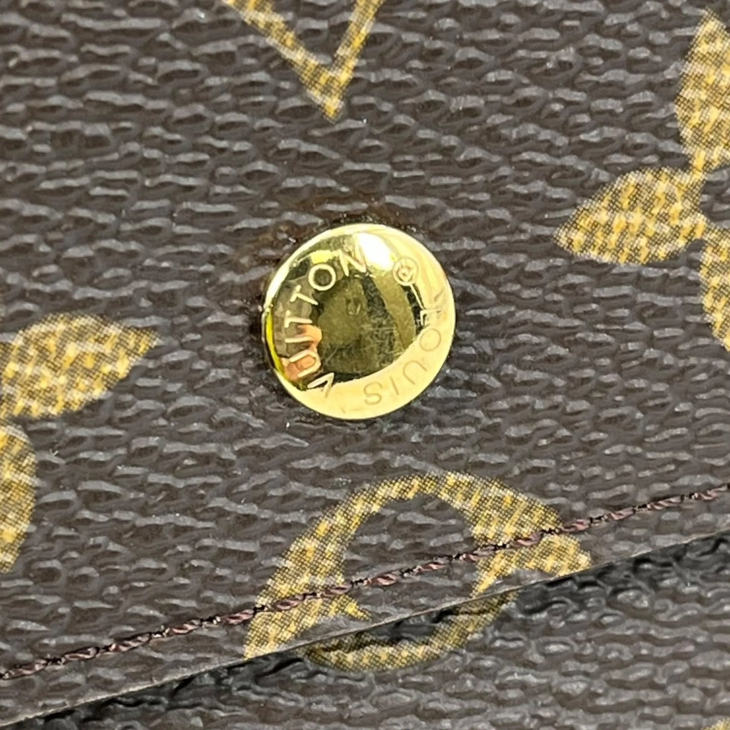 LOUIS VUITTON Portefeuille Long Wallet - Brown 