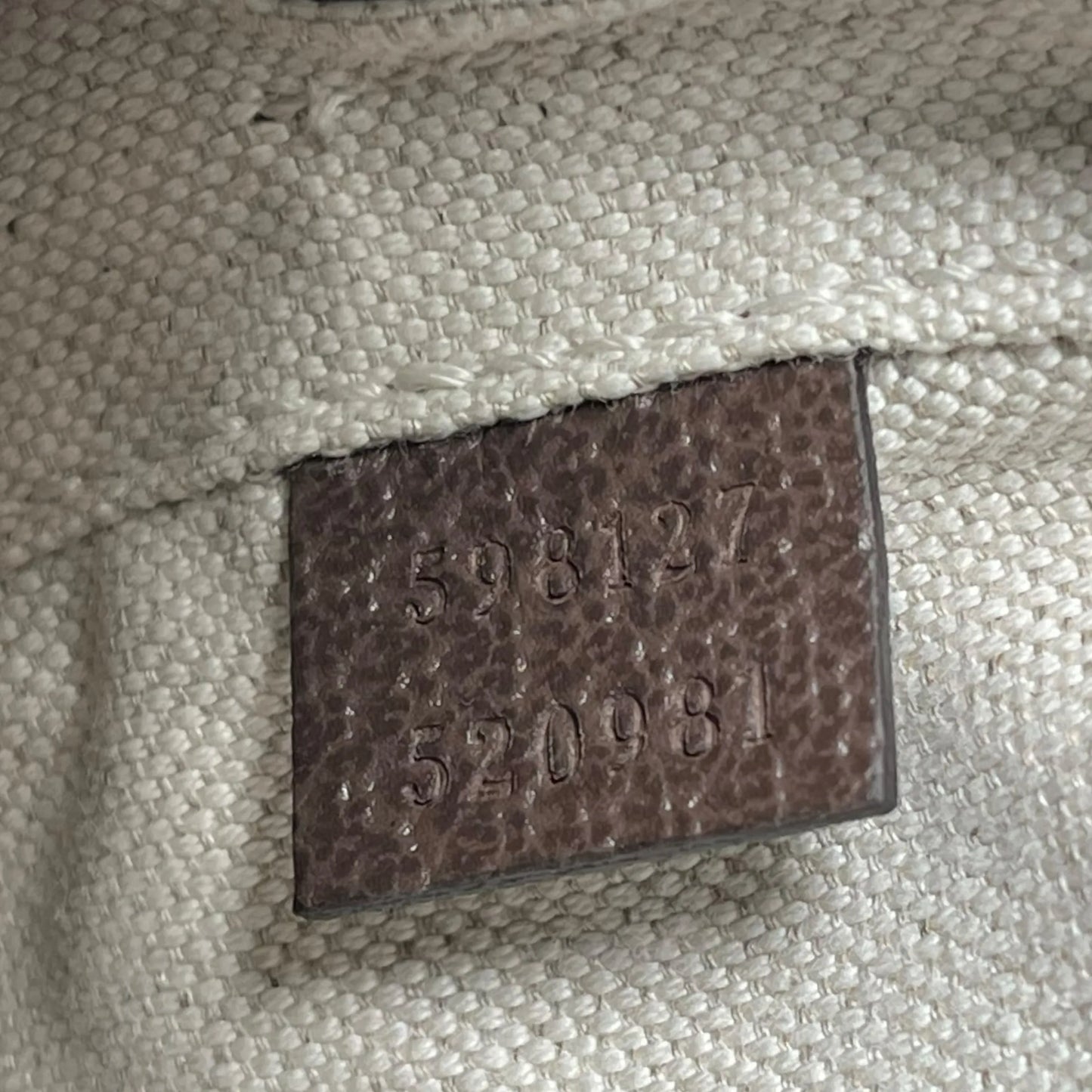 GUCCI オフィディア GGスプリーム キャンバス ショルダーバッグ - ブラウン