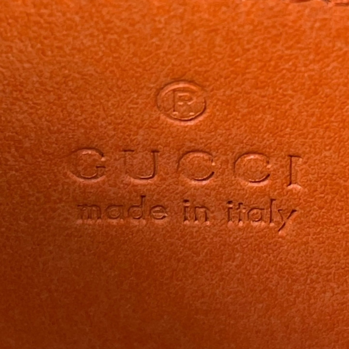 GUCCI GG Matelasse Small Shoulder Bag/Handbag - Orange 