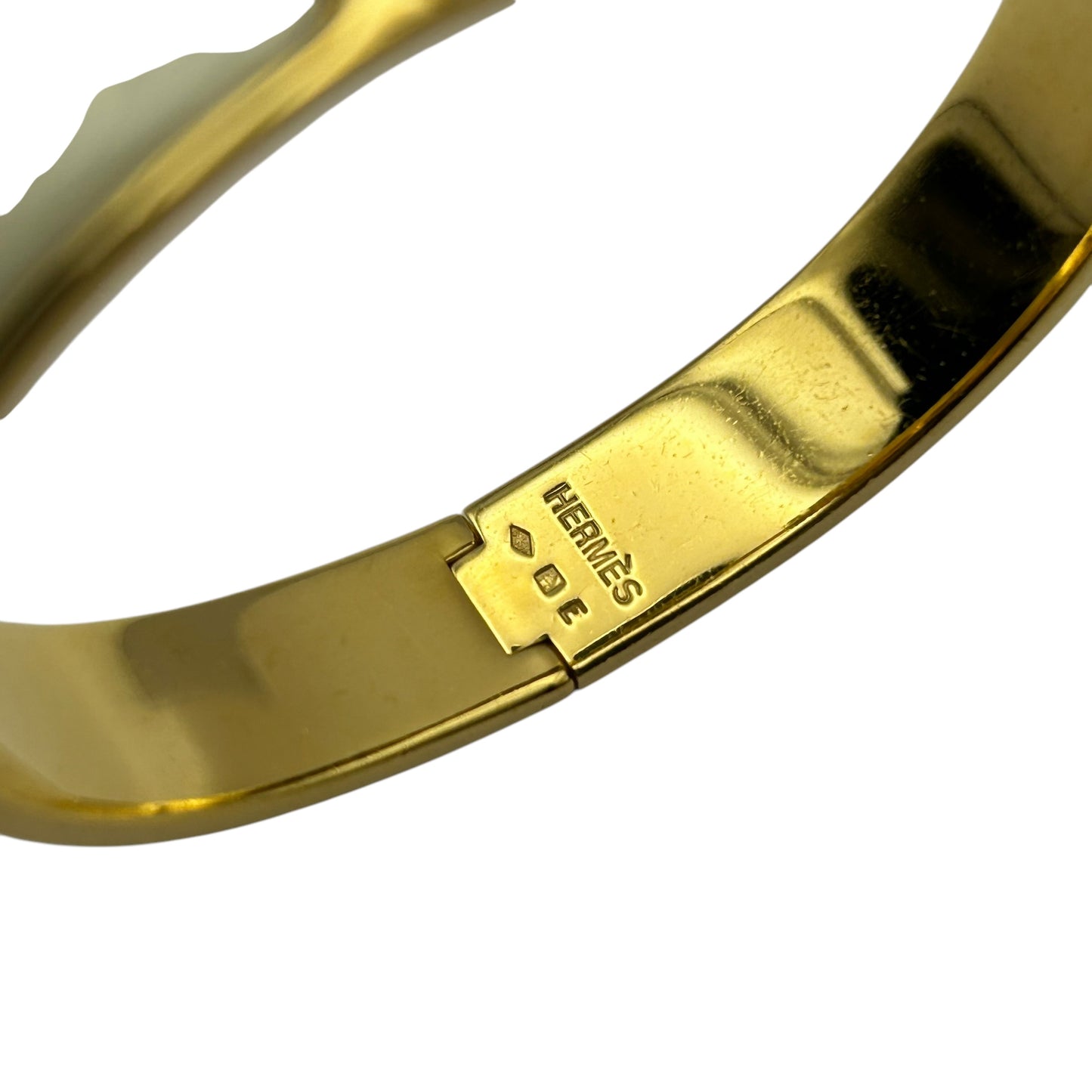 HERMES Clic H Enamel Bracelet PM GP