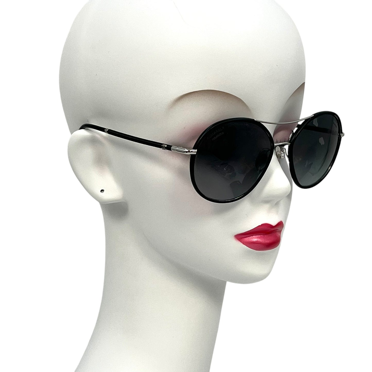 CHANEL Black Sunglasses