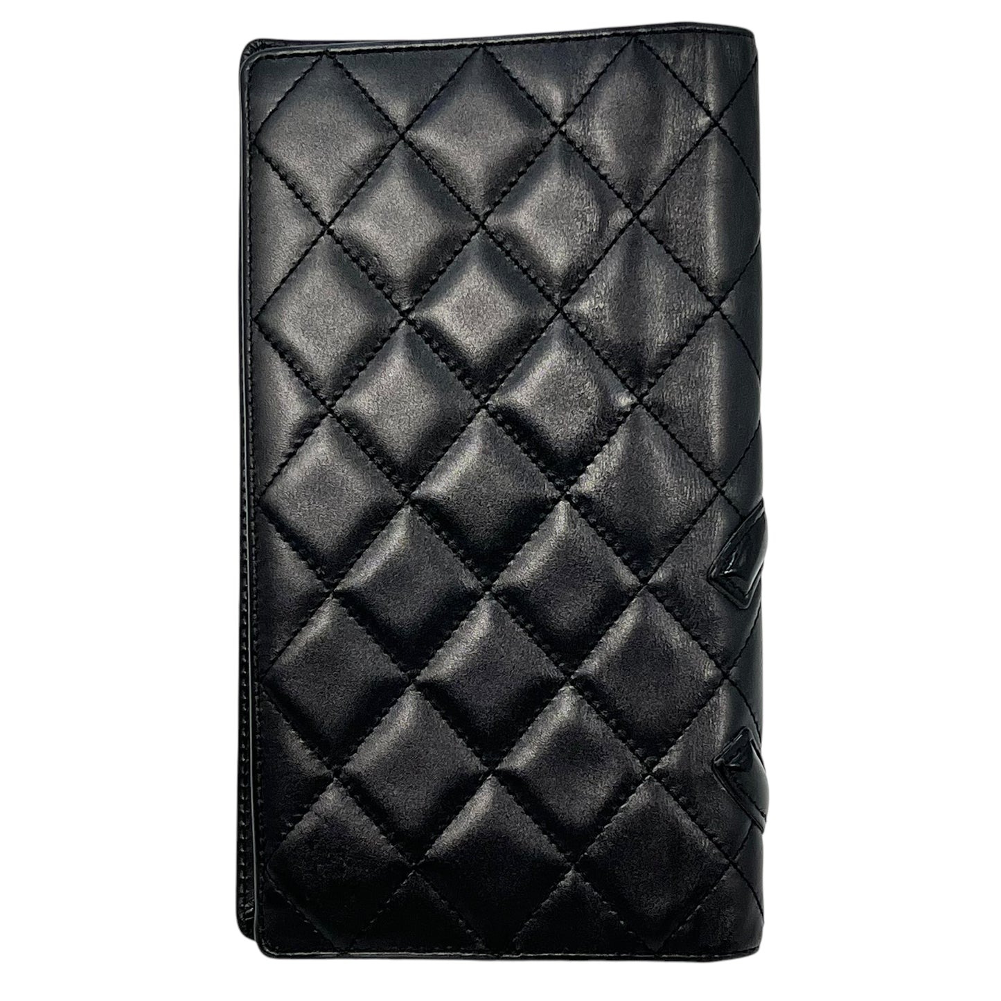 CHANEL Cambon Line Bi-fold long wallet