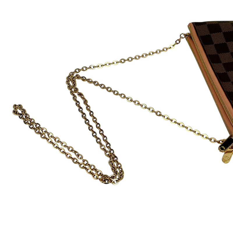 Louis Vuitton Double Zip Pochette Body Bag