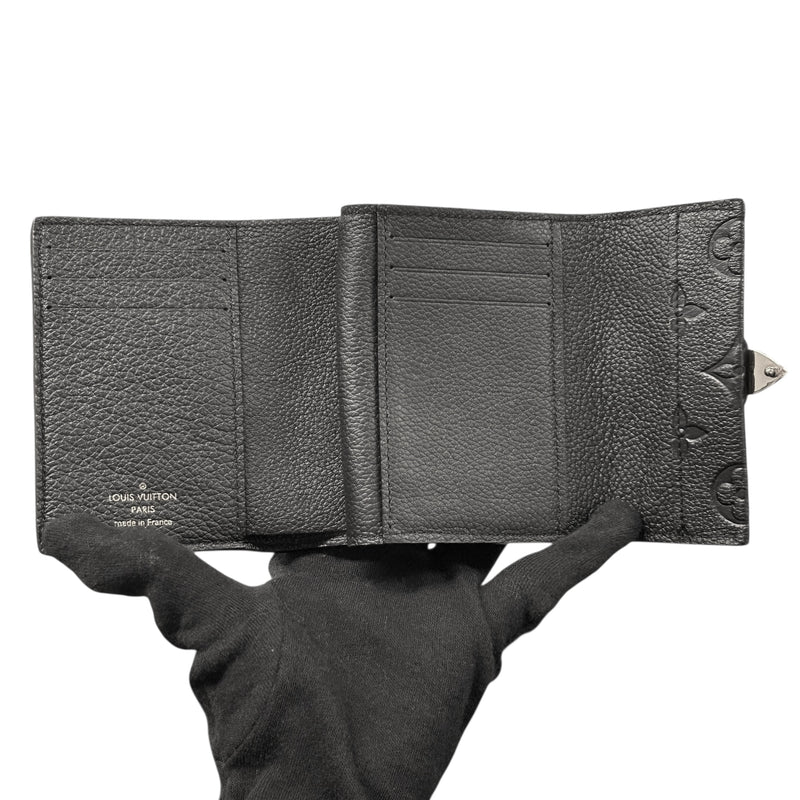 Louis Vuitton Monogram Empreinte Portefeuille Metis Conpact Wallet - Noir