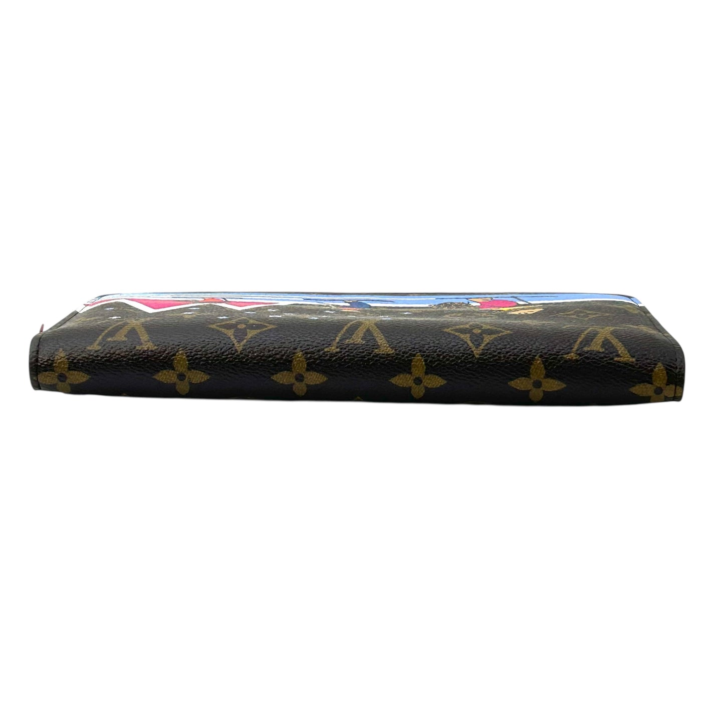 Louis Vuitton Monogram Pochette Week End Chain Wallet - Brown