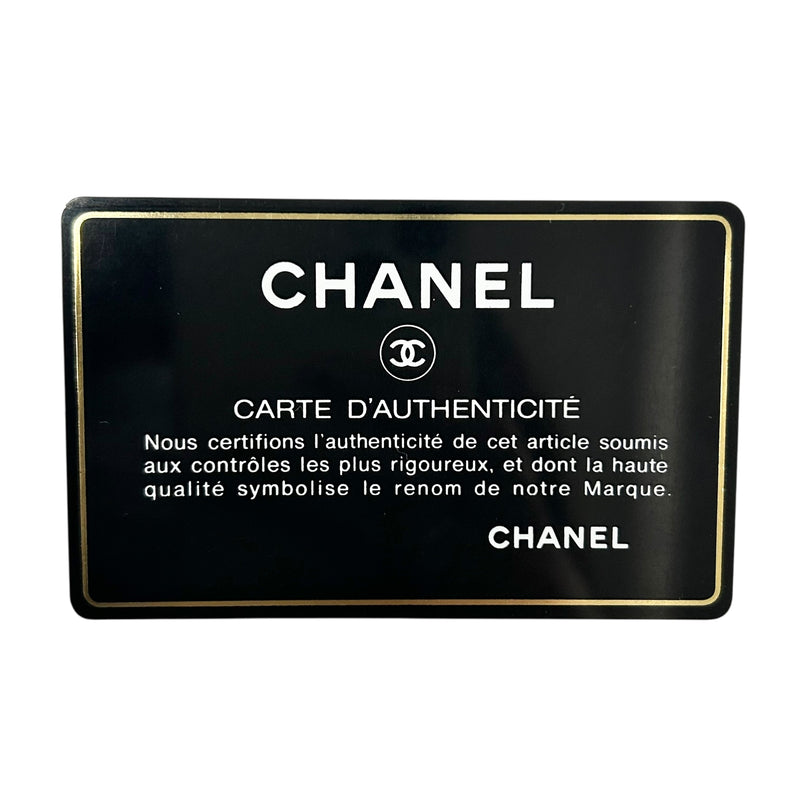 CHANEL V-Stich Lambskin Card Case Compact Wallet - Black