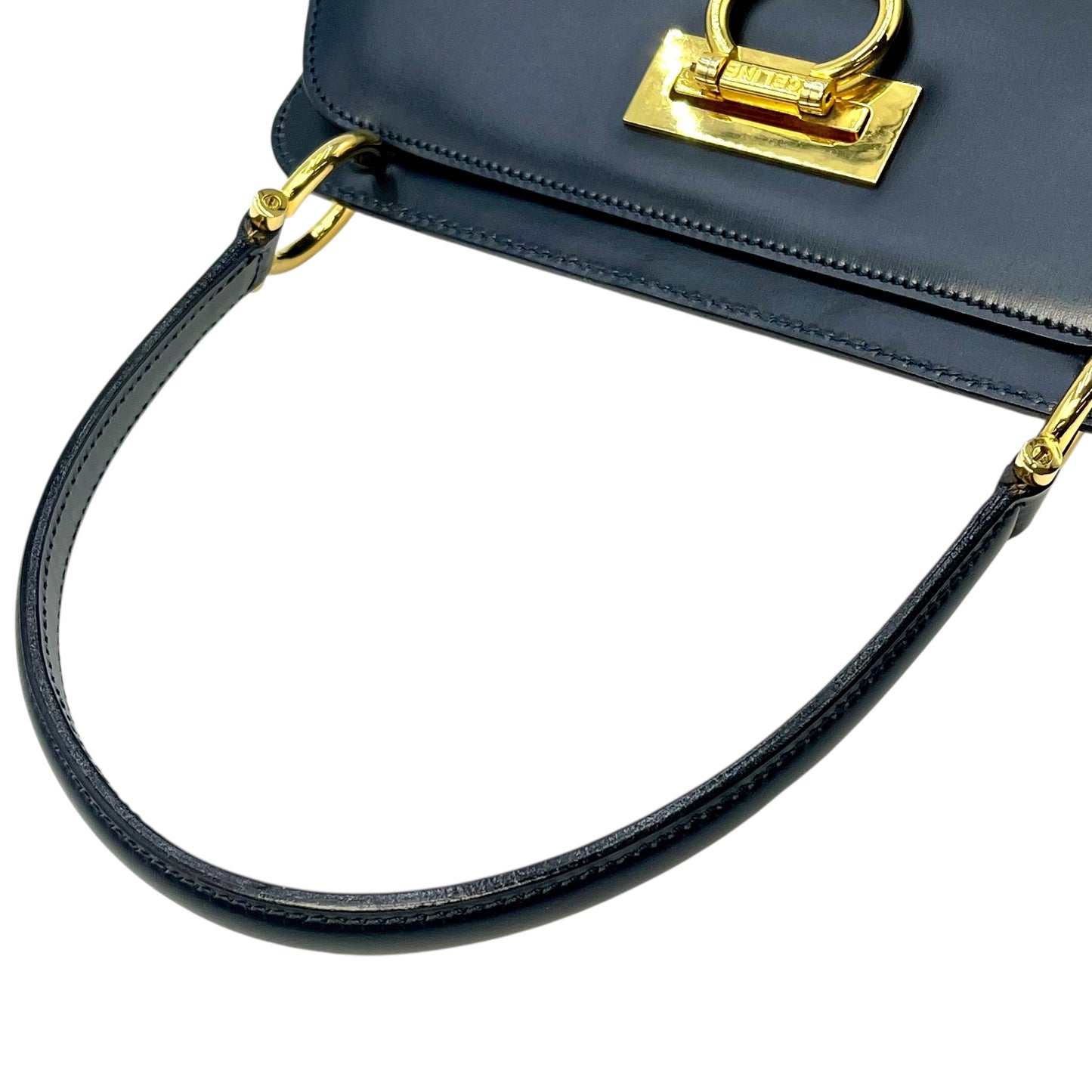 CELINE Double Face Hand Bag - Navy
