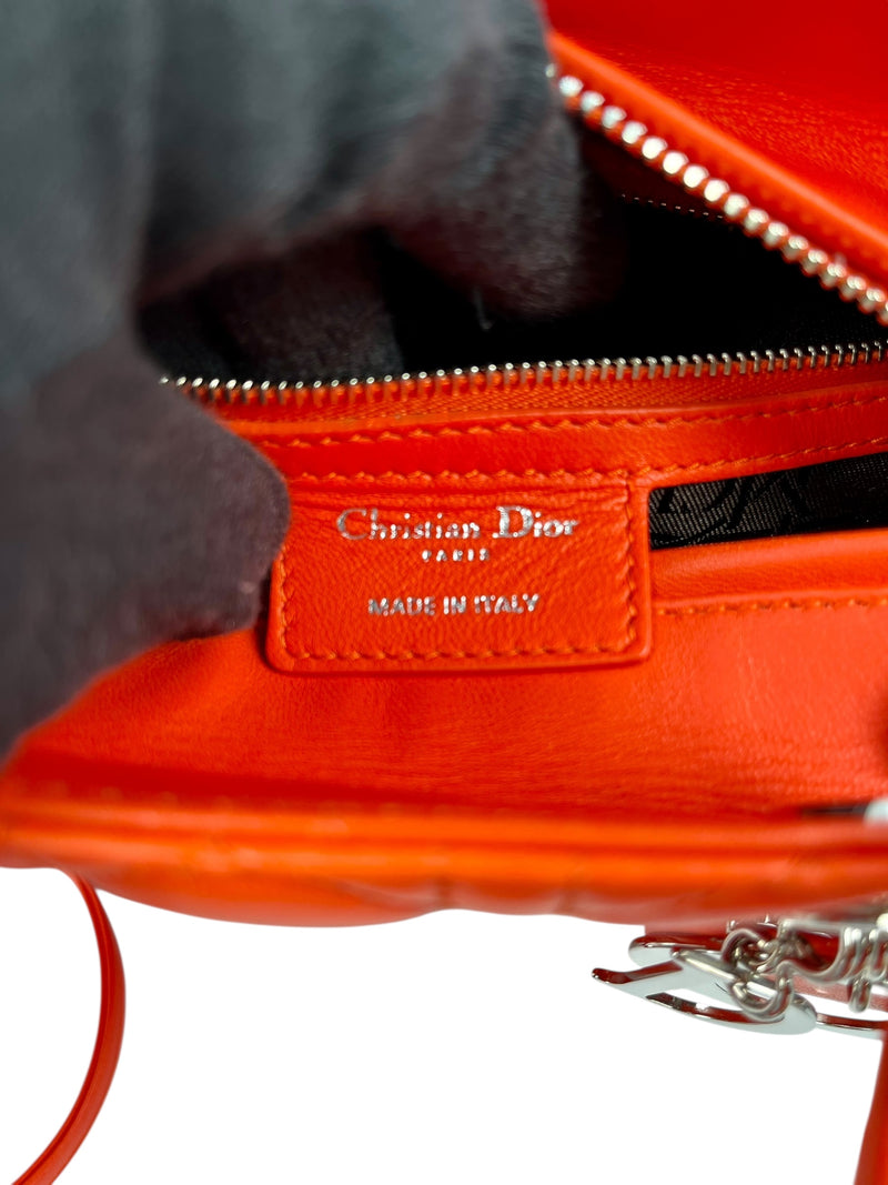 Dior Lady Dior 2way Bag - Orange