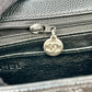 CHANEL Caviar Skin Matelasse Chain Shoulder Bag - Black
