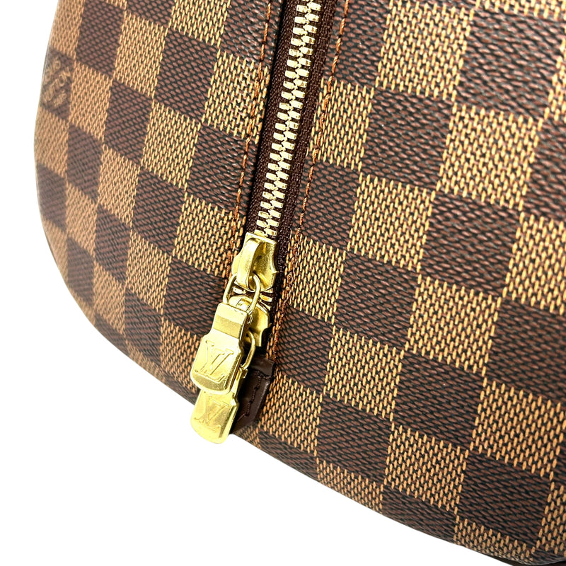 Louis Vuitton Damier Robera MM Hand Bag - Brown