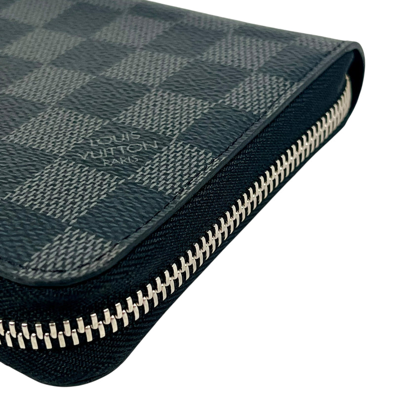 Louis Vuitton Damier Gra Phite Zippy Organizer Long Wallet - Black - CA0148