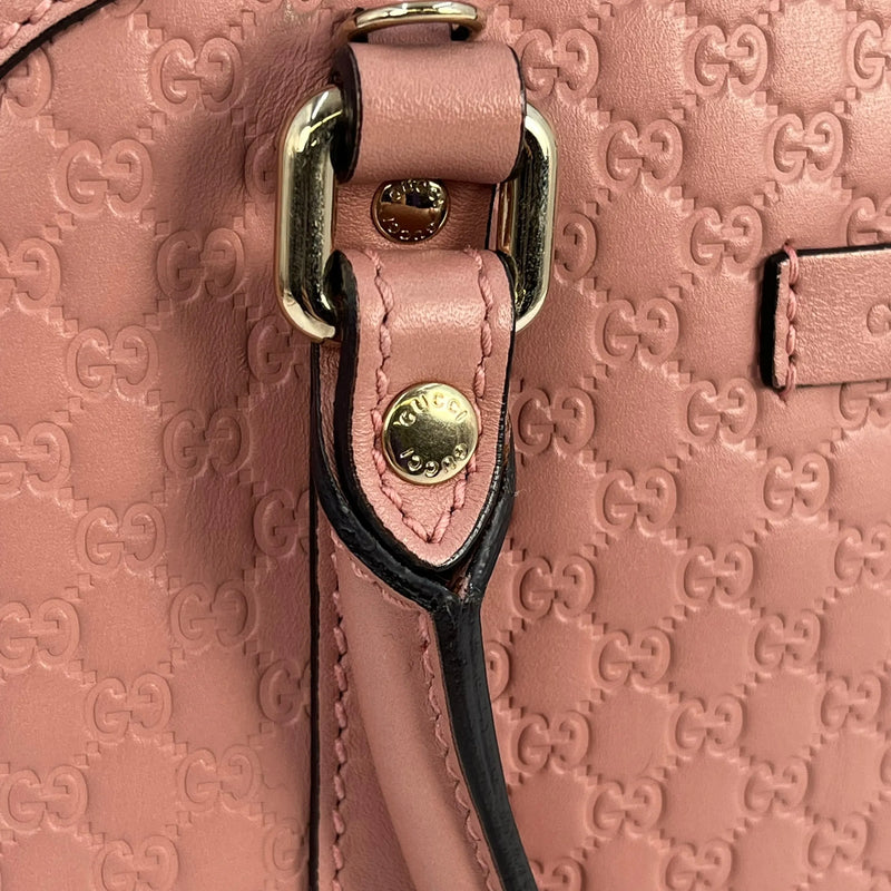 GUCCI Microssima Nice Dome Hand Bag Shoulder Bag - Pink