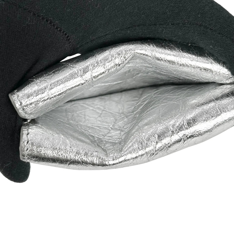 BALENCIAGA Papier Miini Compact Wallet - Silver