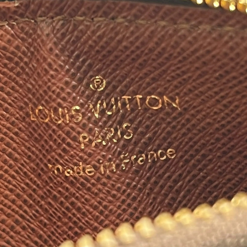 Louis Vuitton Monogram Porte Cartes Rommy Card Case - Brown