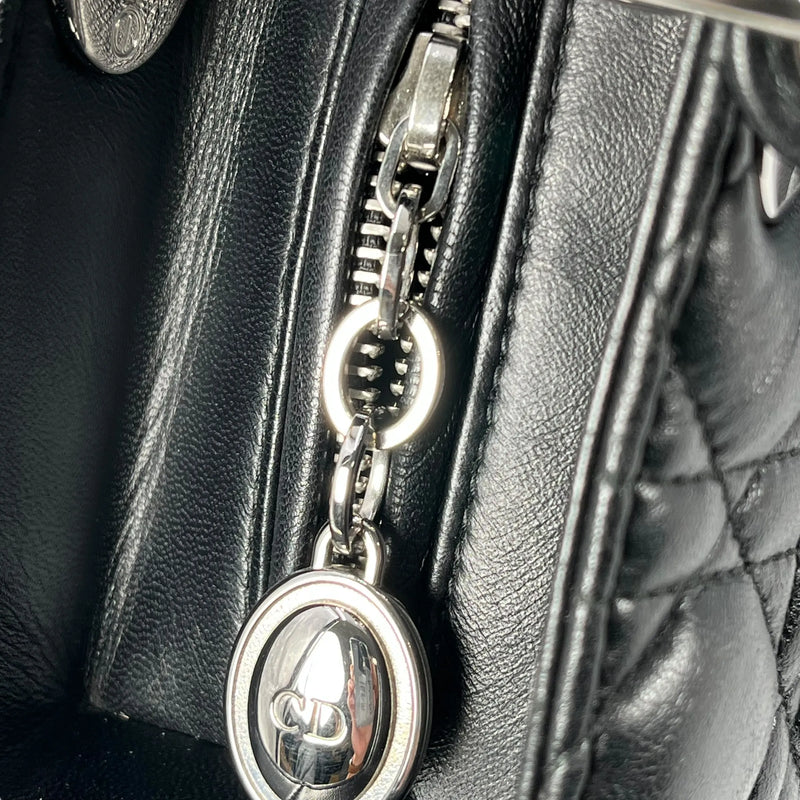 Dior Lady Dior Large Hand Bag - Black