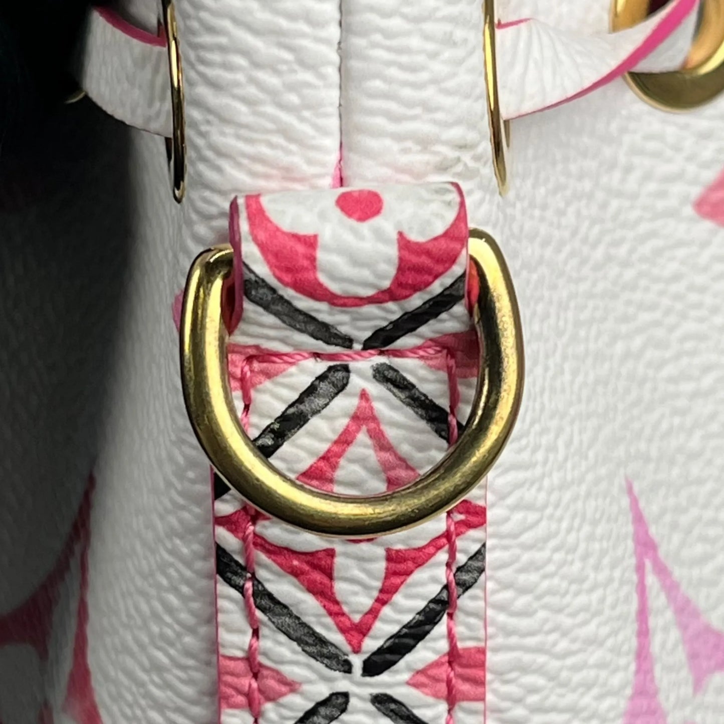 Louis Vuitton Monogram Nano Noe By The Pool Bucket Bag - Pink×White