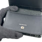 BALENCIAGA Paper Compact Wallet Crocodile - Black