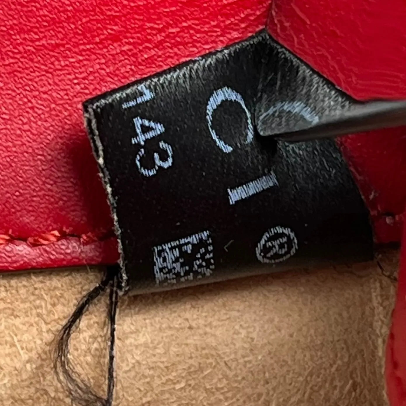 GUCCI Sylvie Chain Mini Hand Bag Shoulder Bag - Red