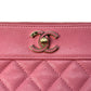 CHANEL Materasse Caviarskin Chain Wallet - Pink - 31343