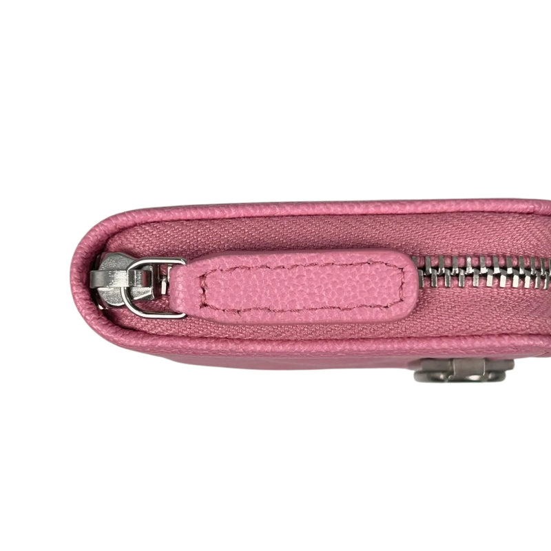 CHANEL Boy Chanel Zippy Coin Case Compact Wallet - Pink